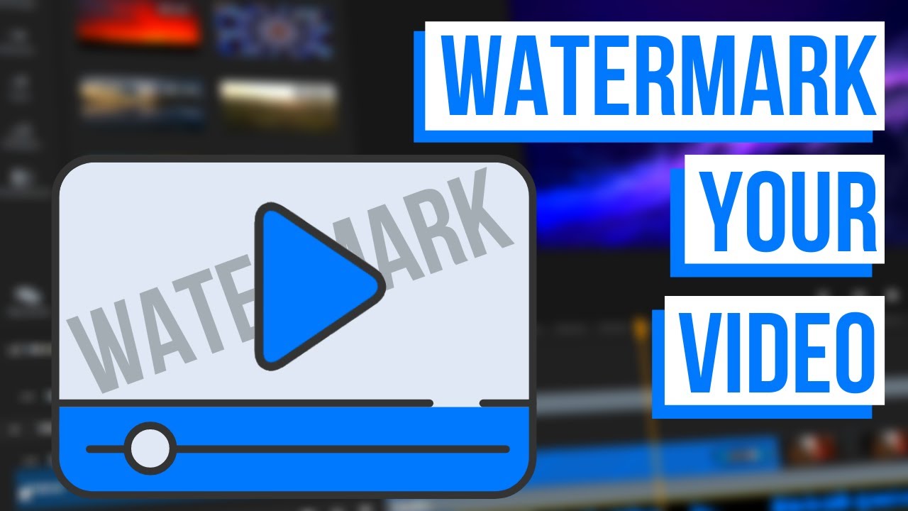 How to add a watermark to your video online: