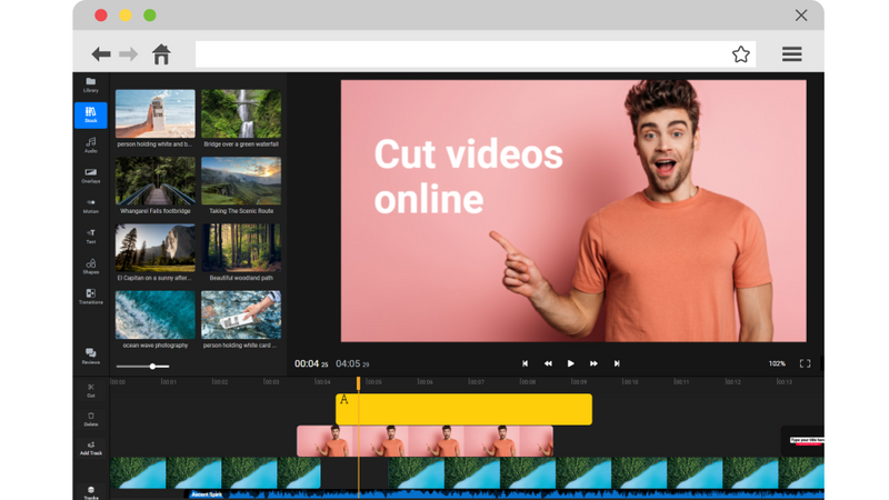 Cut videos online for free