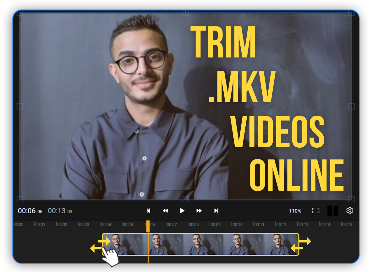 Herramienta para cortar y recortar video MKV online