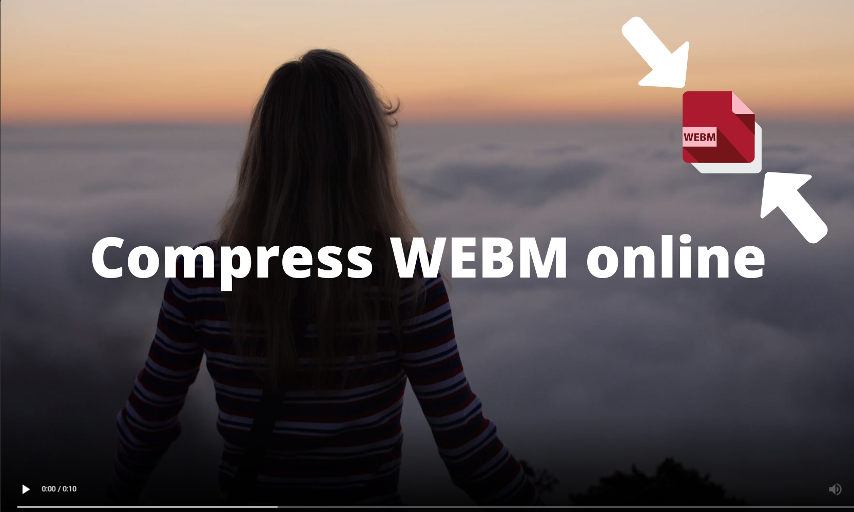 Herramienta para comprimir WEBM