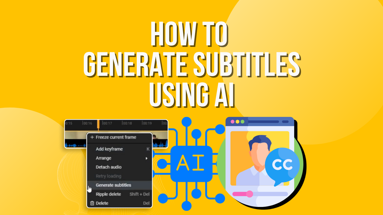 How to use AI generated subtitles: 