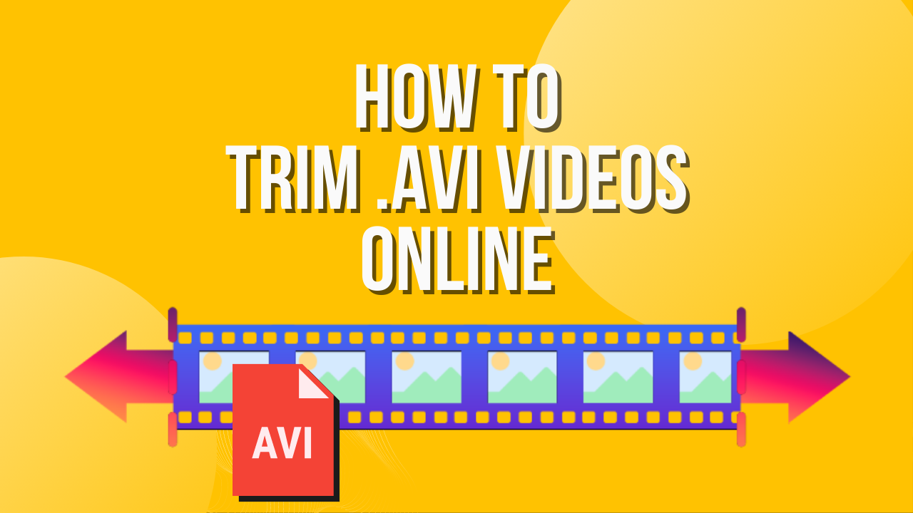 How do I trim an AVI video?