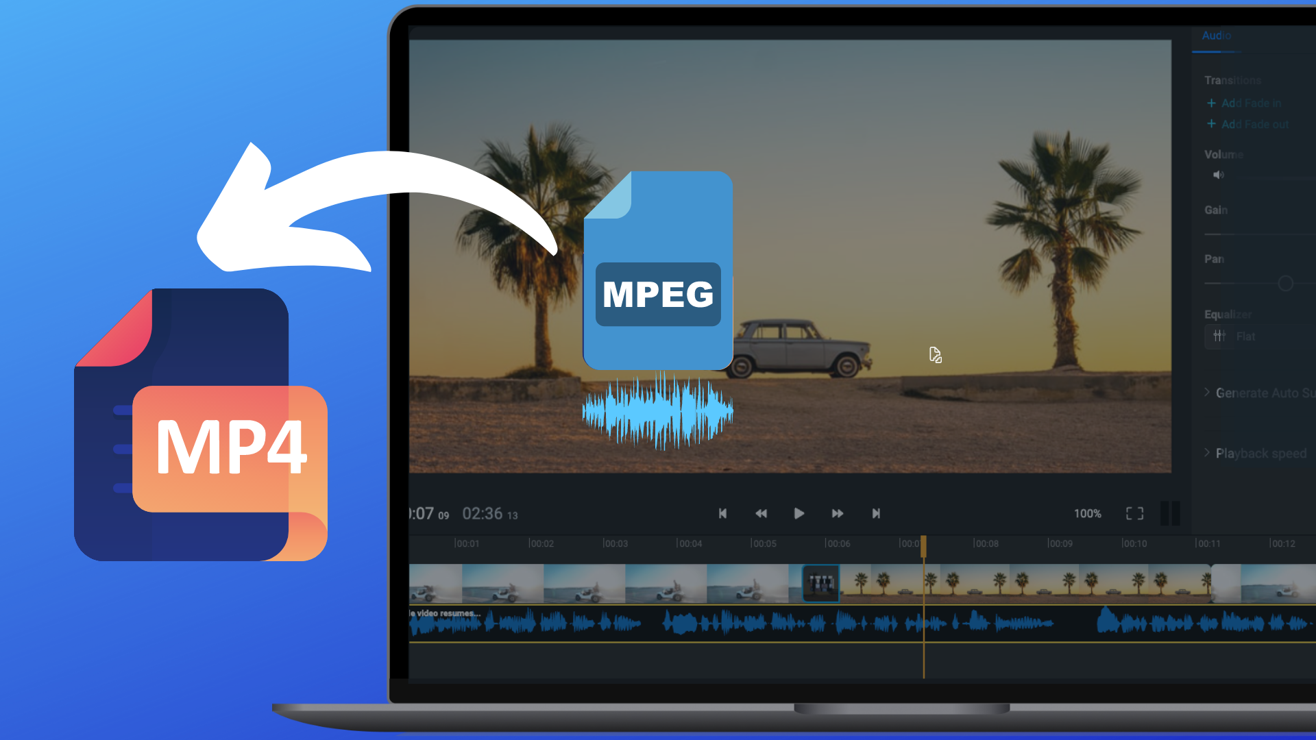 Convert MPEG to MP4