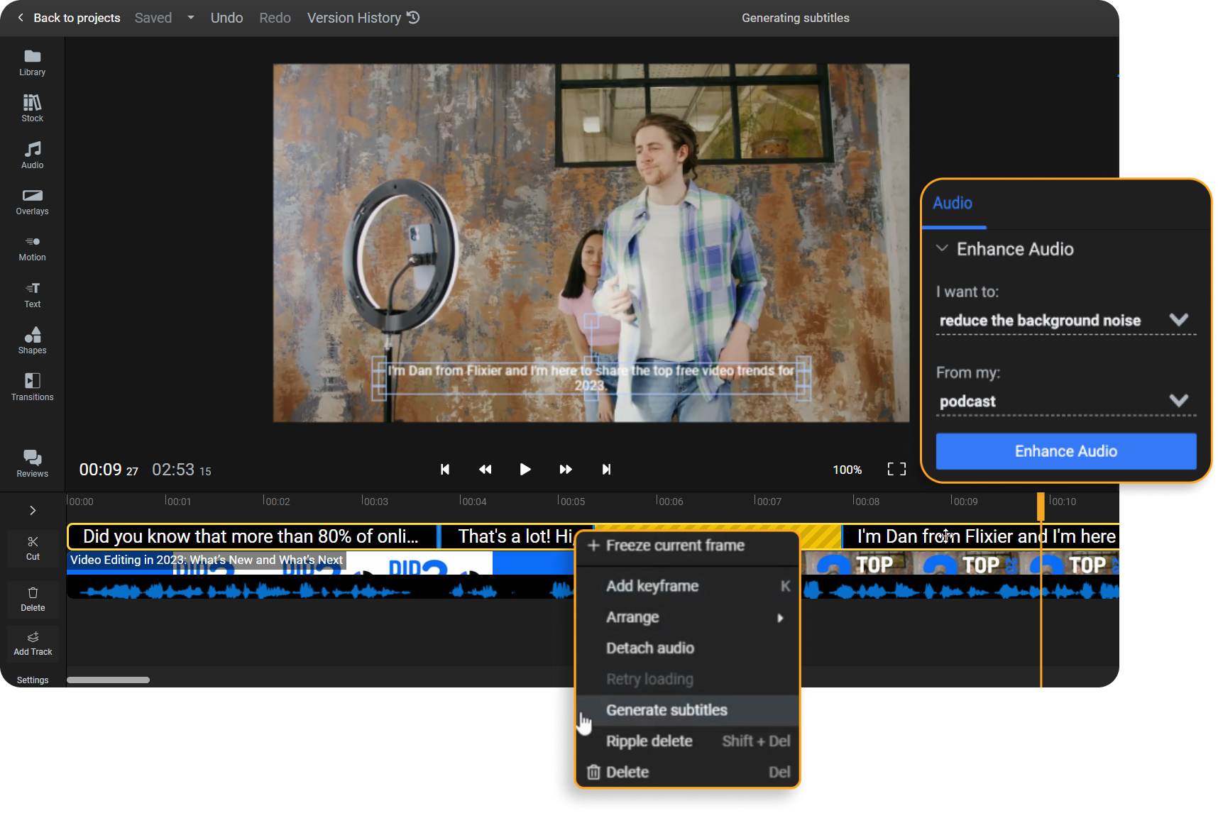 AI Video Editor