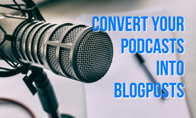 Turn your podcasts into blog post with the Flixier MP3 to text converter