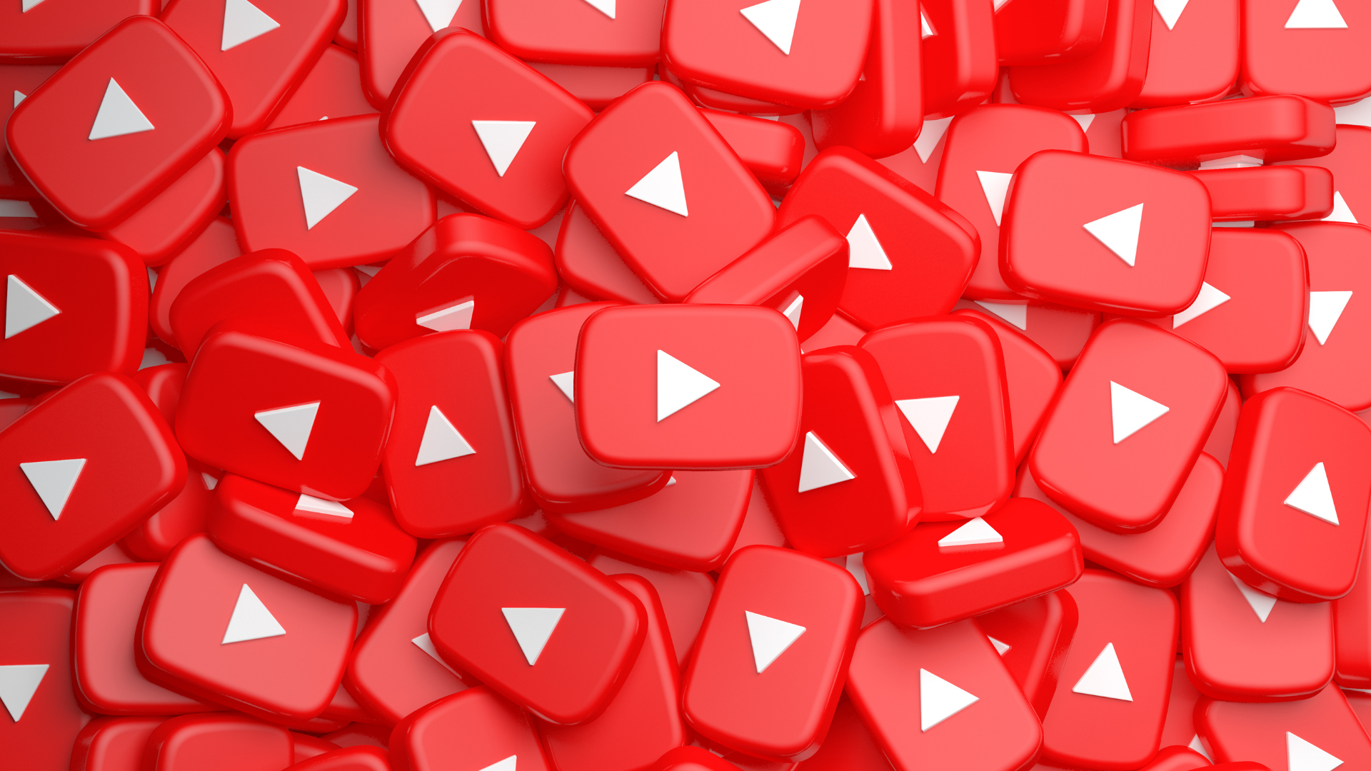 A pile of YouTube logos